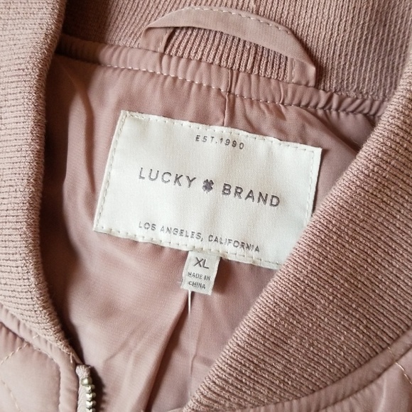 Lucky Brand Bomber Puff Jacket - Picture 5 of 5